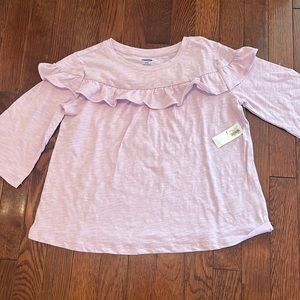 NWT Old Navy 3/4 sleeve ruffle shirt